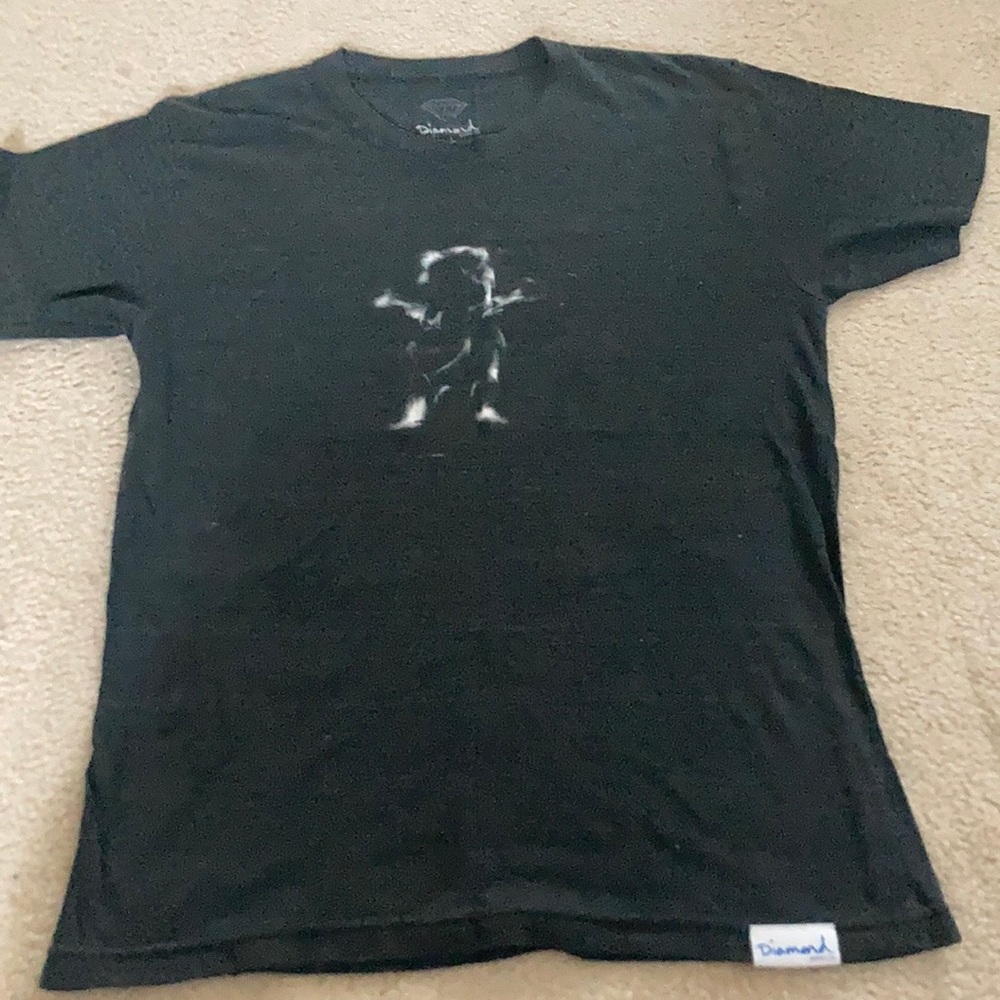 Diamond supply co x grizzly grip tape Smokey bear 420 RARE BLUE LABEL large